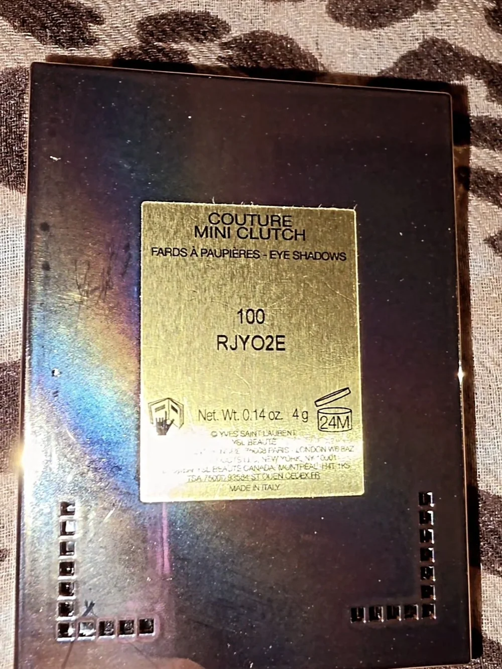 Yves Saint Laurent Champagne & Taupe Eyeshadow Quad